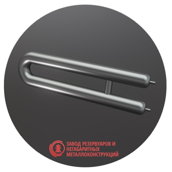 Регистры отопления двухрядные РЗЭ-2x108x3.0-3000 мм