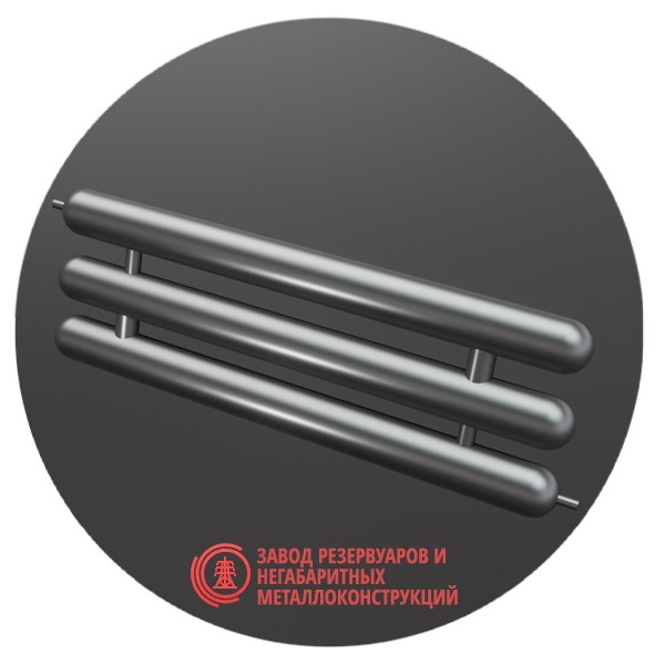 Регистры отопления трехрядные РСЭ-3x48x2.0-3000 мм