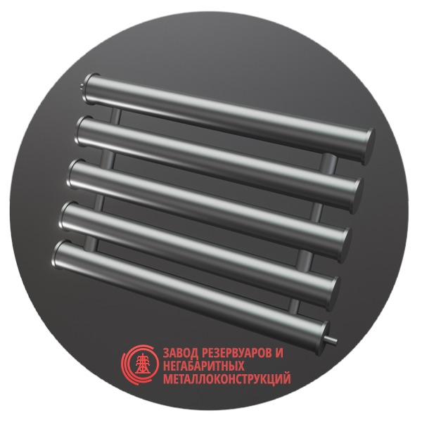 Регистры отопления пятирядные РСП-5x89x3.0-7000 мм